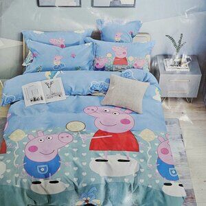 Peppa pig kids Bedsheet